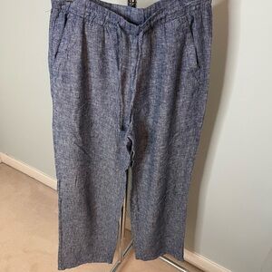 Old Navy Size medium TALL linen blend pants
